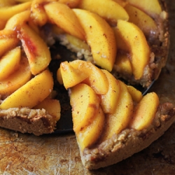 Grain Free Peach Tart