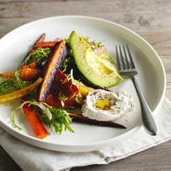 Winter Salad & Vegan Labneh