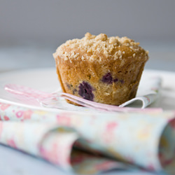 Blueberry Muffins with Streusel