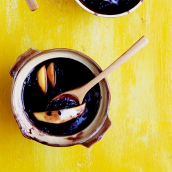 Sticky Rice Pudding with Mangoes