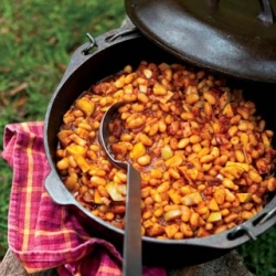 Maple Apple Baked Beans