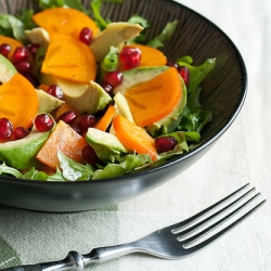 Persimmon and Avocado Salad