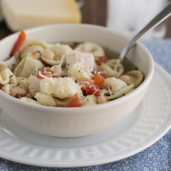 Easy Chicken Tortellini Soup