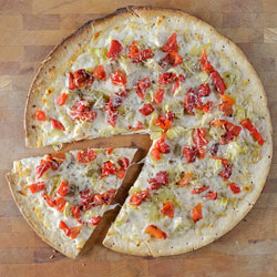 Red Pepper & Artichoke Pizza