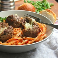 Cheese-Stuffed Meatballs