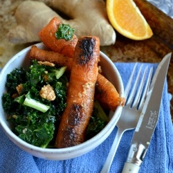 Carrot + Kale Salad