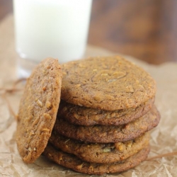 Molasses Cookies with Coconut