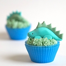 Fondant Dinosaur Cupcake Topper