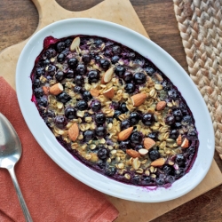 Blueberry Almond Baked Oatmeal