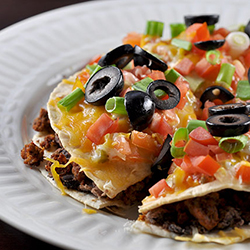 Stuffed Taco Supreme Mexican Pizza