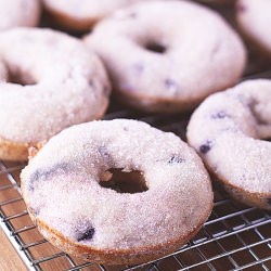 Blueberry Cardamom Donuts