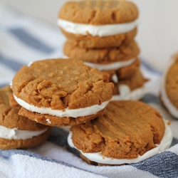 Peanut Butter Marshmallow Cookies