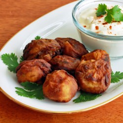 Tandoori Fried Mushrooms