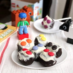 Lego Block Cake Pops