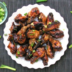 Lime Apricot Chicken Wings