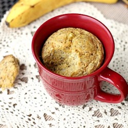 Banana Cornbread Mug Cake