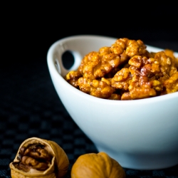 Ginger Glazed Walnuts