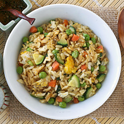 Zucchini and Egg Fried Rice