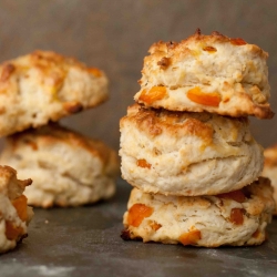 Feta and Roasted Pepper Biscuits