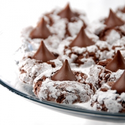 Chocolate Peppermint Blossoms