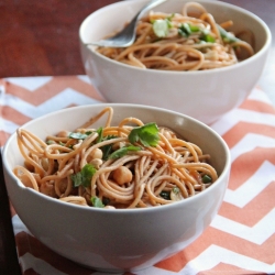 Asian Noodles with Peanut Sauce