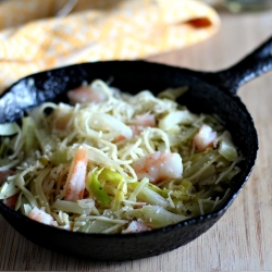 Fennel & Leek Shrimp Pasta