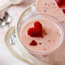 Pink Prosecco Soup