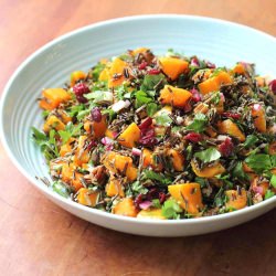 Wild Rice and Winter Squash Salad