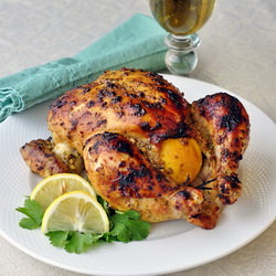 Easy Lemon Dijon Roast Chicken