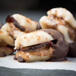 Chocolate Bacon Almond Butter Banana