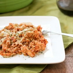 Baked Quinoa & Chicken Parmesan