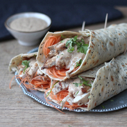 Sous Vide Thai Chicken Wraps