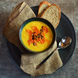 Coconut Squash & Red Pepper Soup