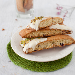 Orange-Cranberry-Pistachio Biscotti