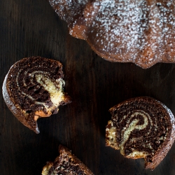 Zebra Bundt Cake