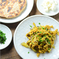 North Indian-Style Scrambled Eggs