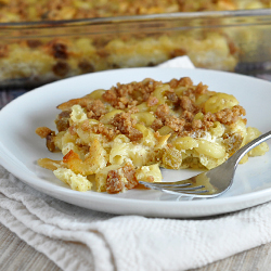 Baked Kugel Mac and Ricotta Cheese