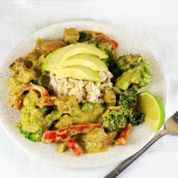 Easy Creamy Avocado Curry