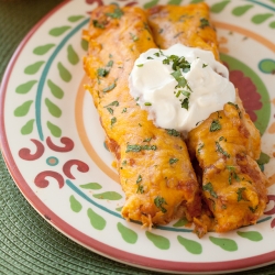 Chipotle Chicken Enchiladas