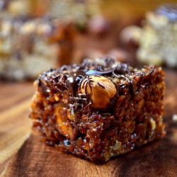 Chocolate and Hazelnut Flapjacks