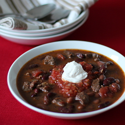 Chunky Beef & Syrah Chili