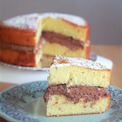 Lavender Lemon Sponge Cake