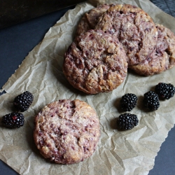 Whole Wheat Blackberry Scones