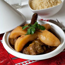 Lamb Tajine with Quinces