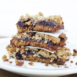 Sunflower Seed Butter & Jam Bars