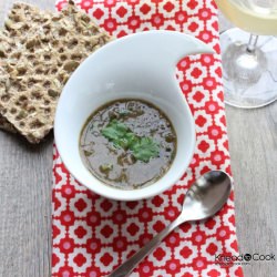 Lentil Cumin Soup with Spinach