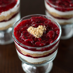 Mini Berry Cheesecake Trifles