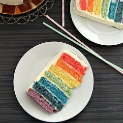 7-Layer Rainbow Cake