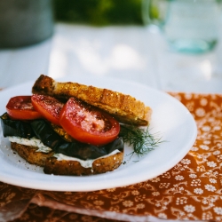 Roasted Eggplant Sandwich