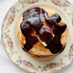 Chocolate Peanut Butter Pancakes